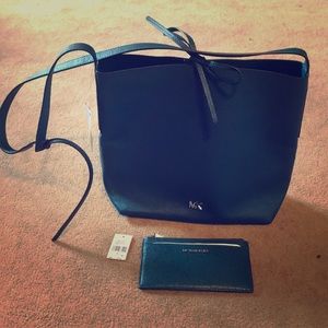 Brand new Teal Michael Kors purse and wallet